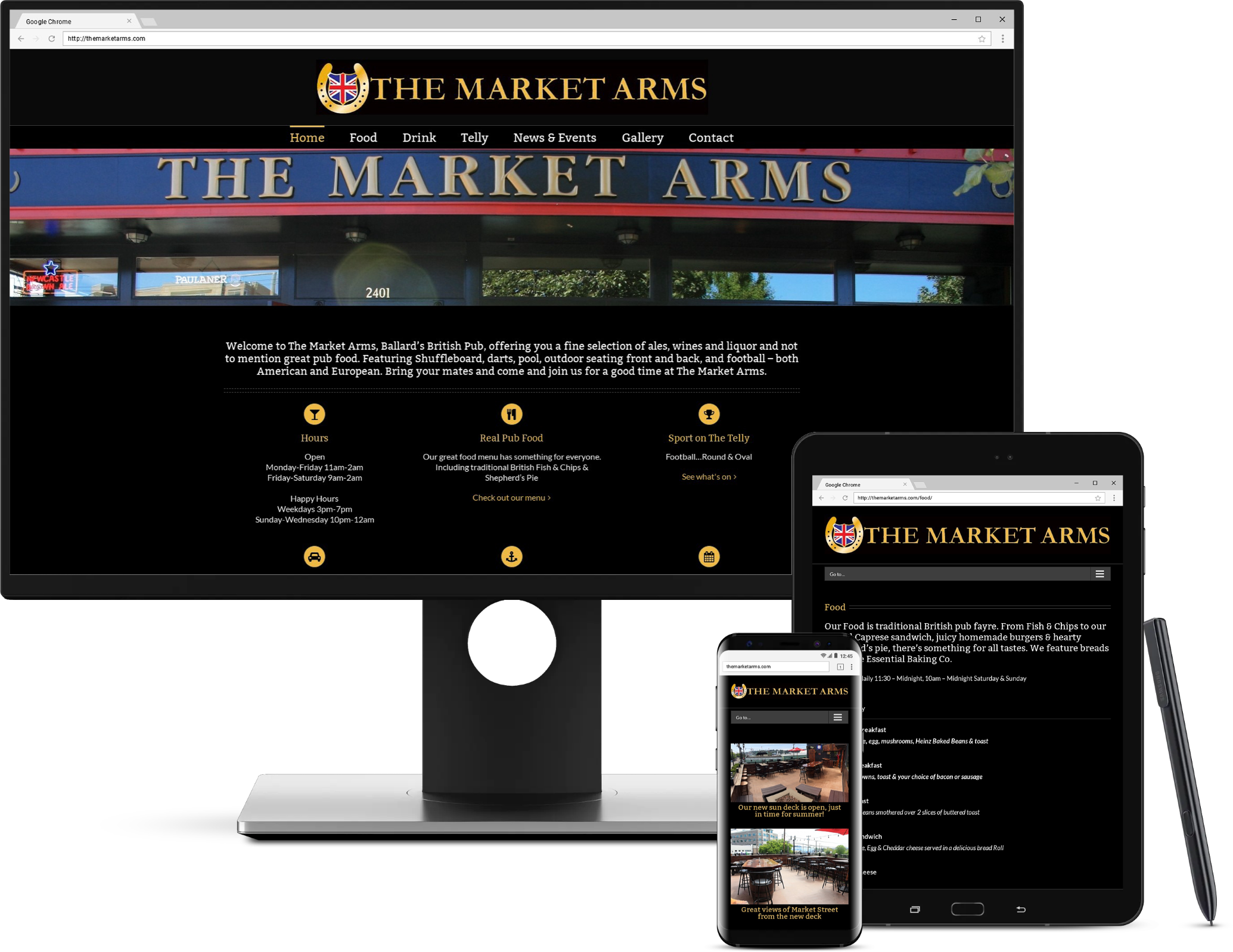 Clarity Marketing Communications responsive website screenshot